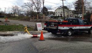 Hydrant Flushing and Water Main Cleaning starts Tuesday April 20 in Dedham beginning in Greenlodge and Manor areas